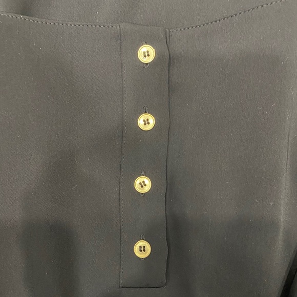 BLACK DROP WAIST DRESS - Picture 2 of 2